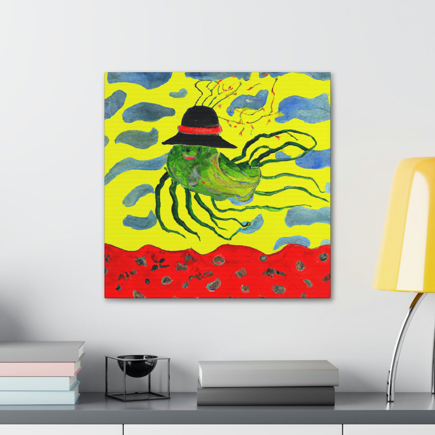 Jellyfish in Twilight - Canvas