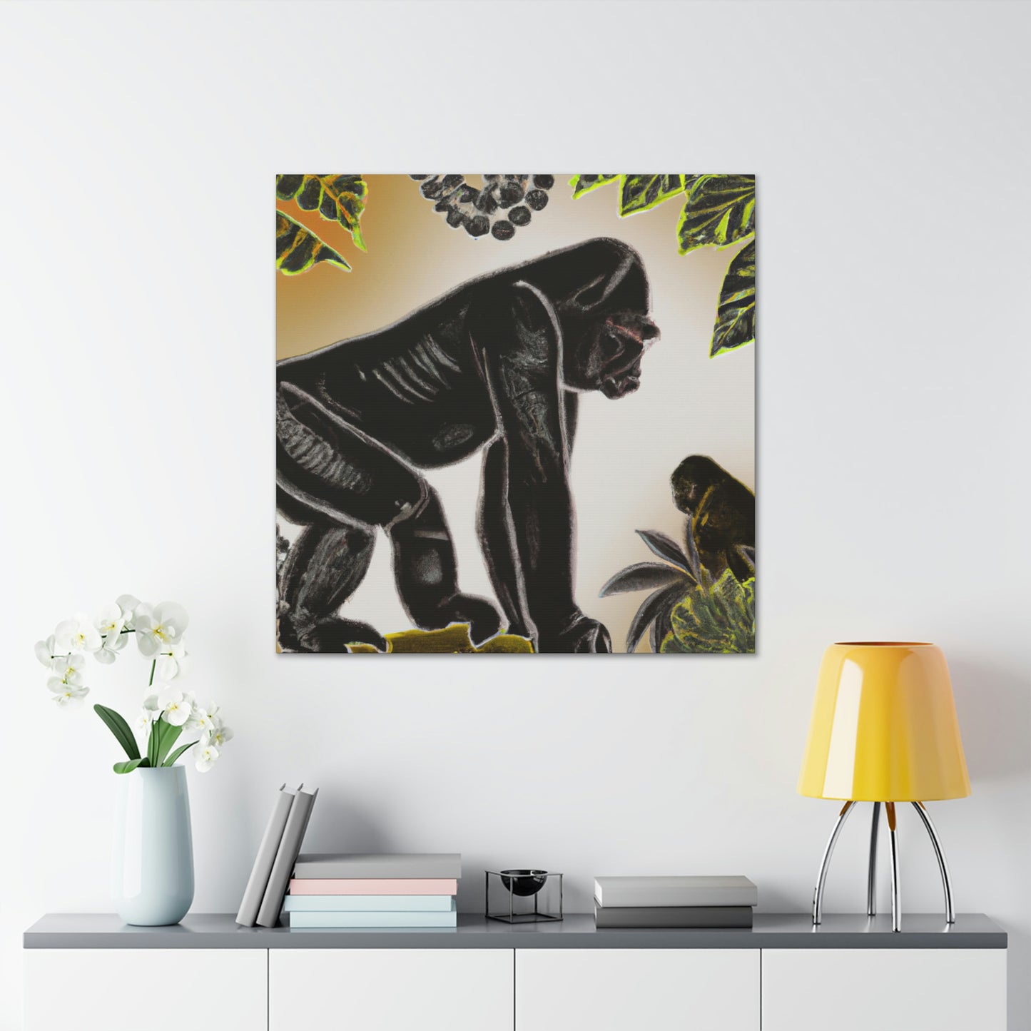 Gorilla in Baroque - Canvas