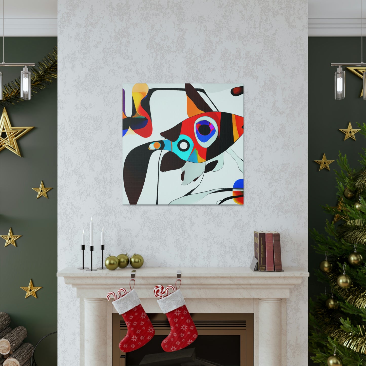 Guppy in Art Deco - Canvas