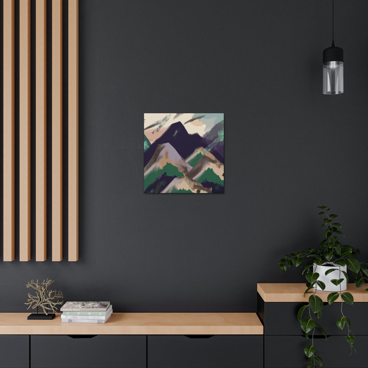 Mountain Memory Landscape - Canvas