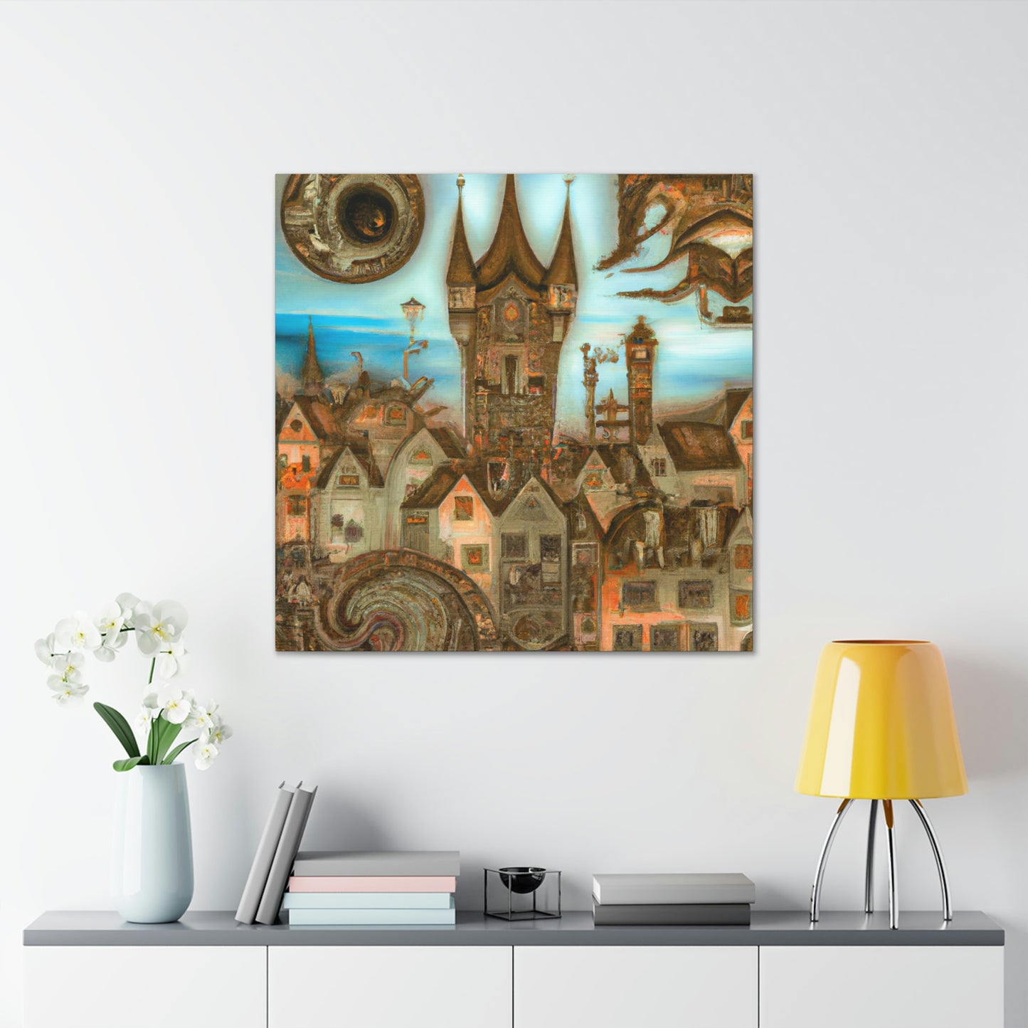 "Tudor Clockwork Dream" - Canvas