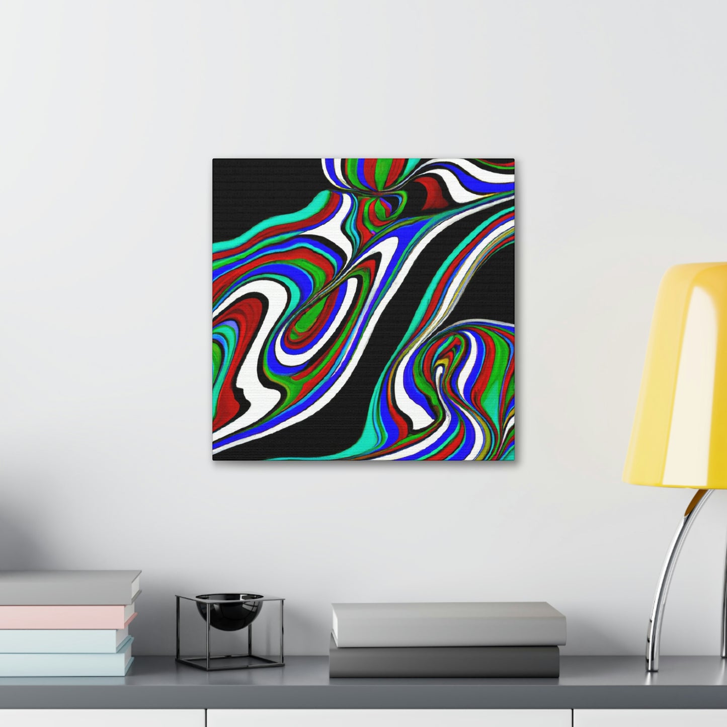 "Serenely Swirling Whorls" - Canvas