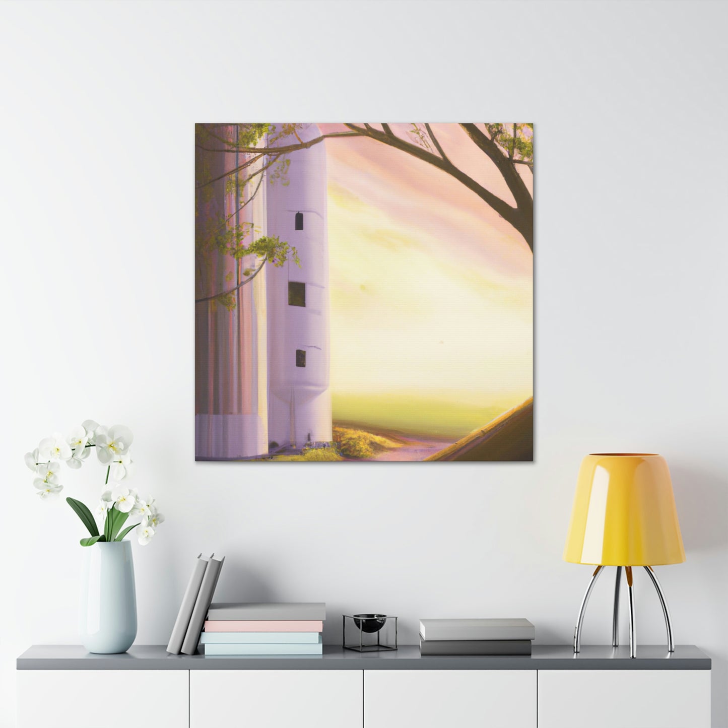 Silo In Splendor - Canvas