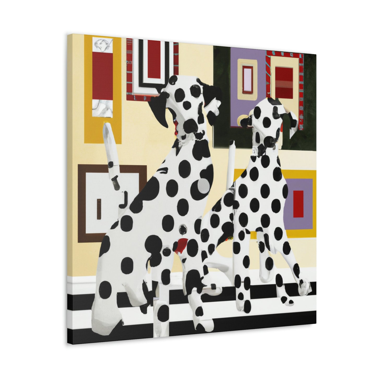 Dalmatian Slumbering Peace - Canvas