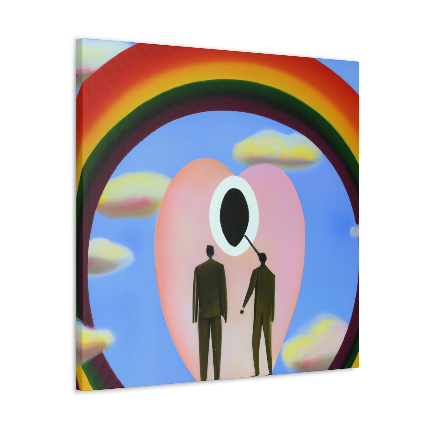 Love's Celestial Halo - Canvas