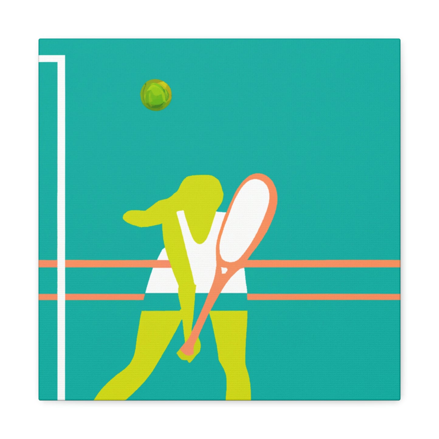 Tennis in Simplicity - Canvas