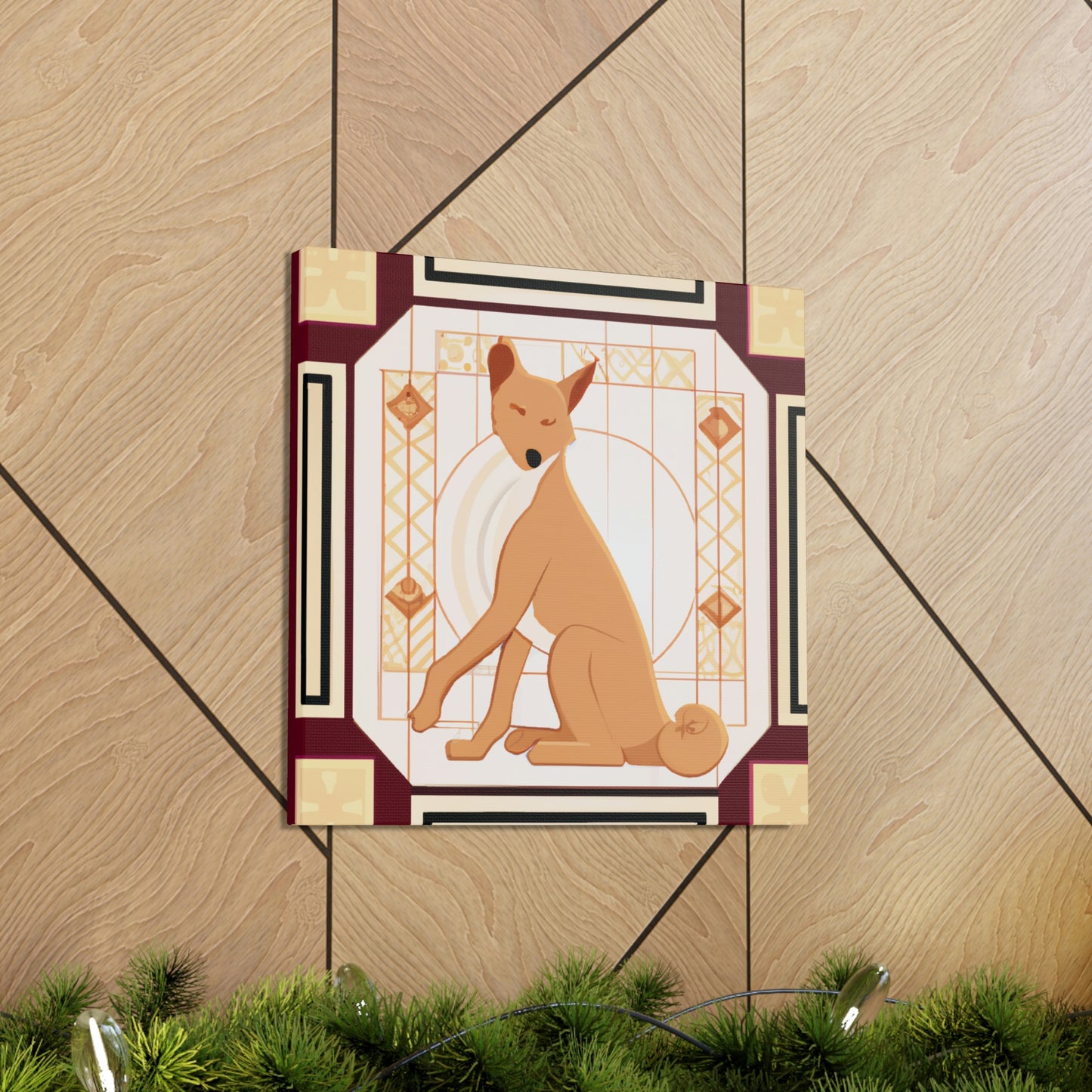 "Dhole's Deco Dreaming" - Canvas