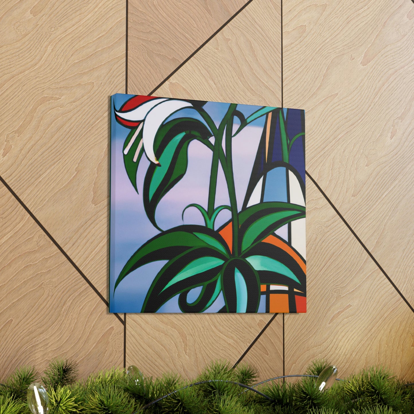 "Lily in Art Deco" - Canvas