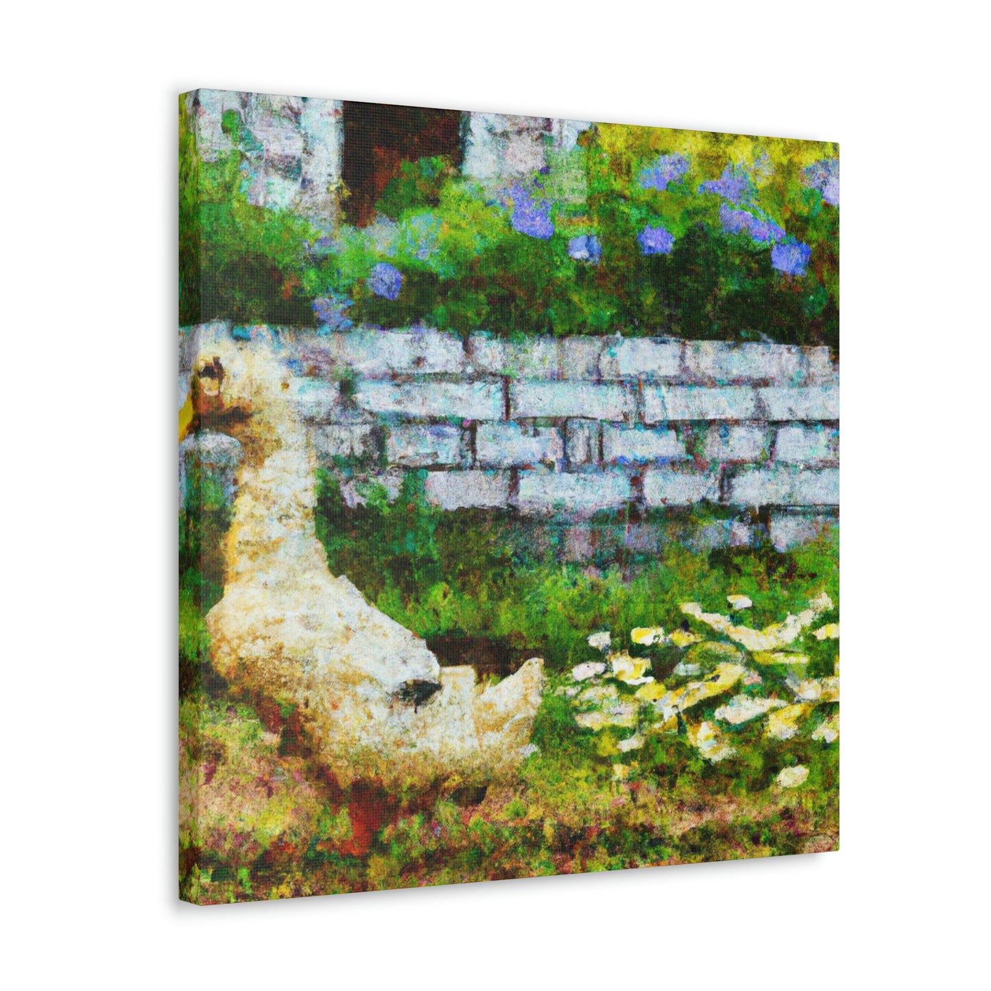 "Quacking by the Water" - Canvas