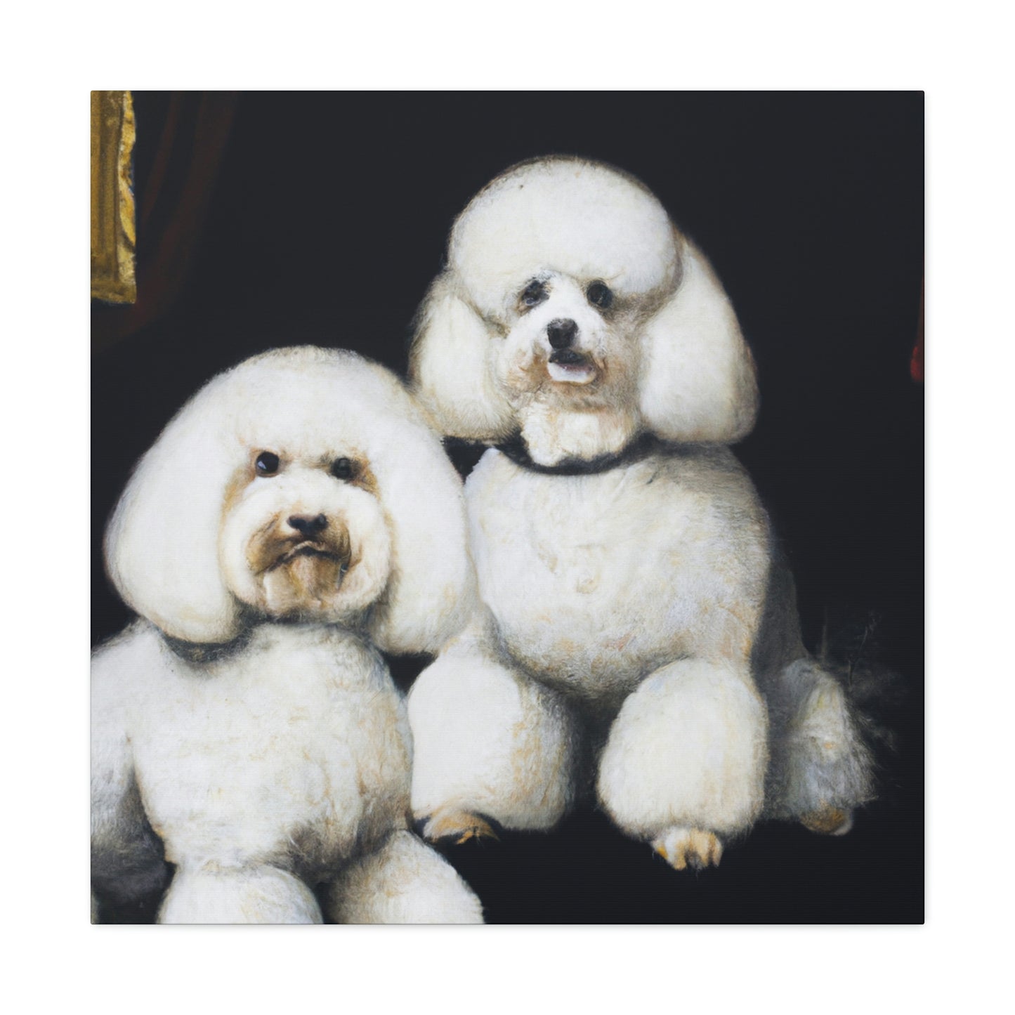 "Bichon Frise Luxury Dream" - Canvas