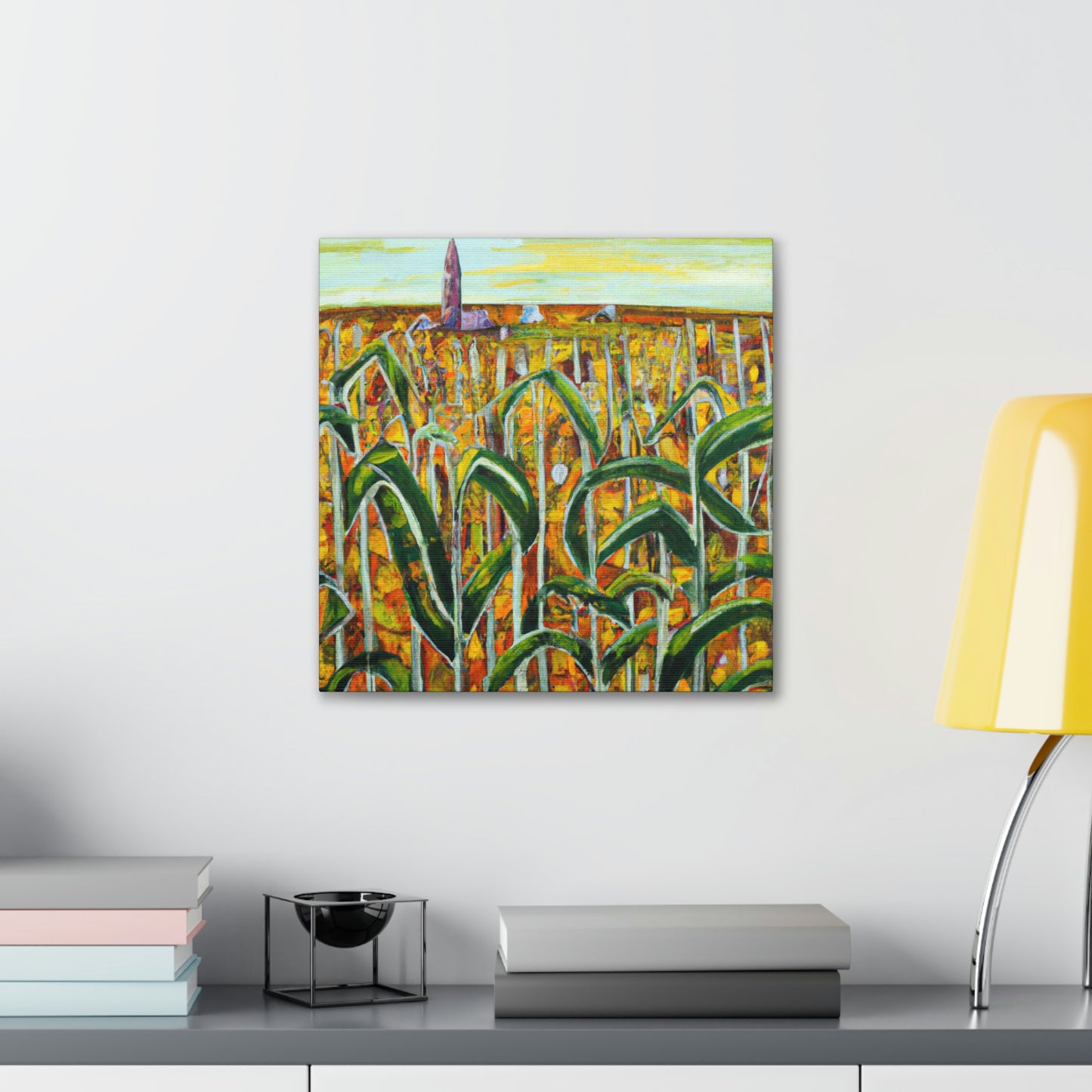 "Corn Field in Surrealism" - Canvas