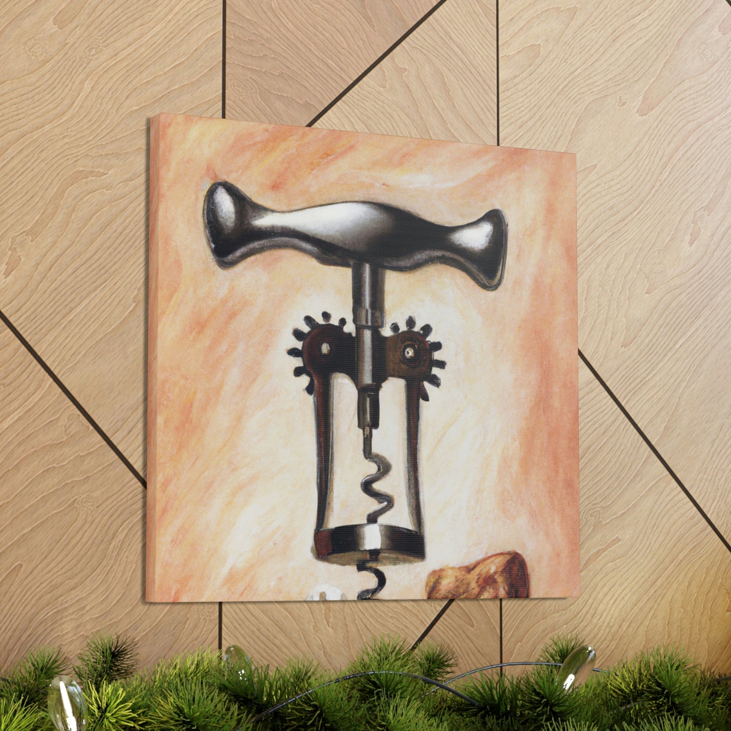 "Corkscrew's Cosmic Spiral" - Canvas