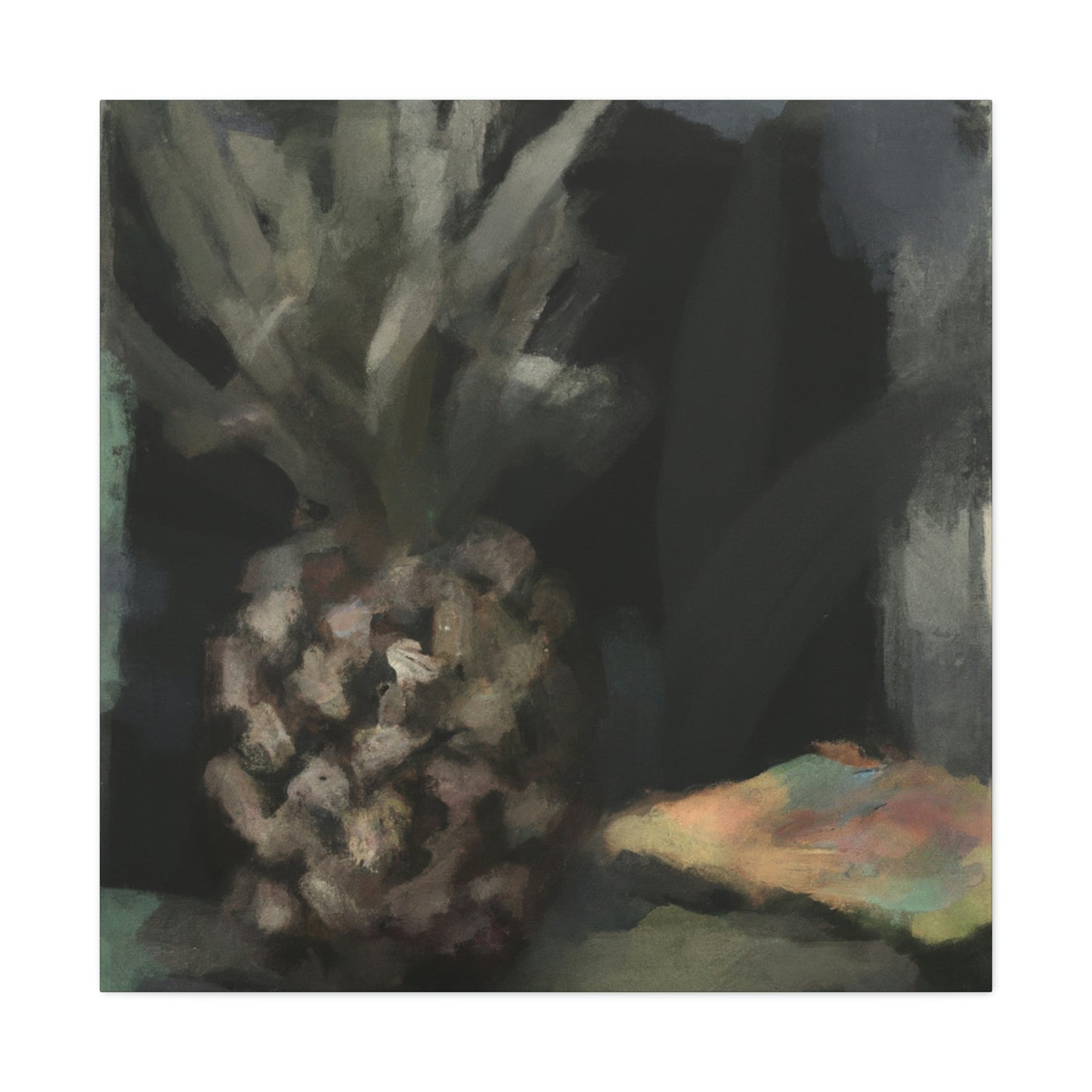 "Pineapple in Expressionism" - Canvas