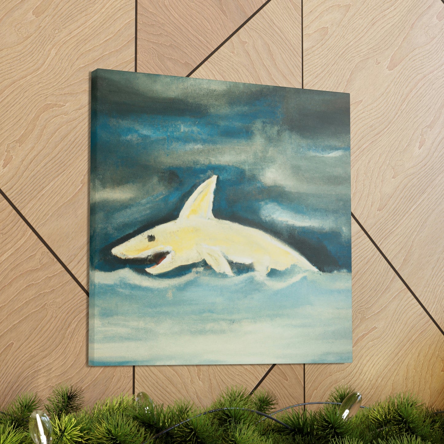 "Shark in the Sky" - Canvas