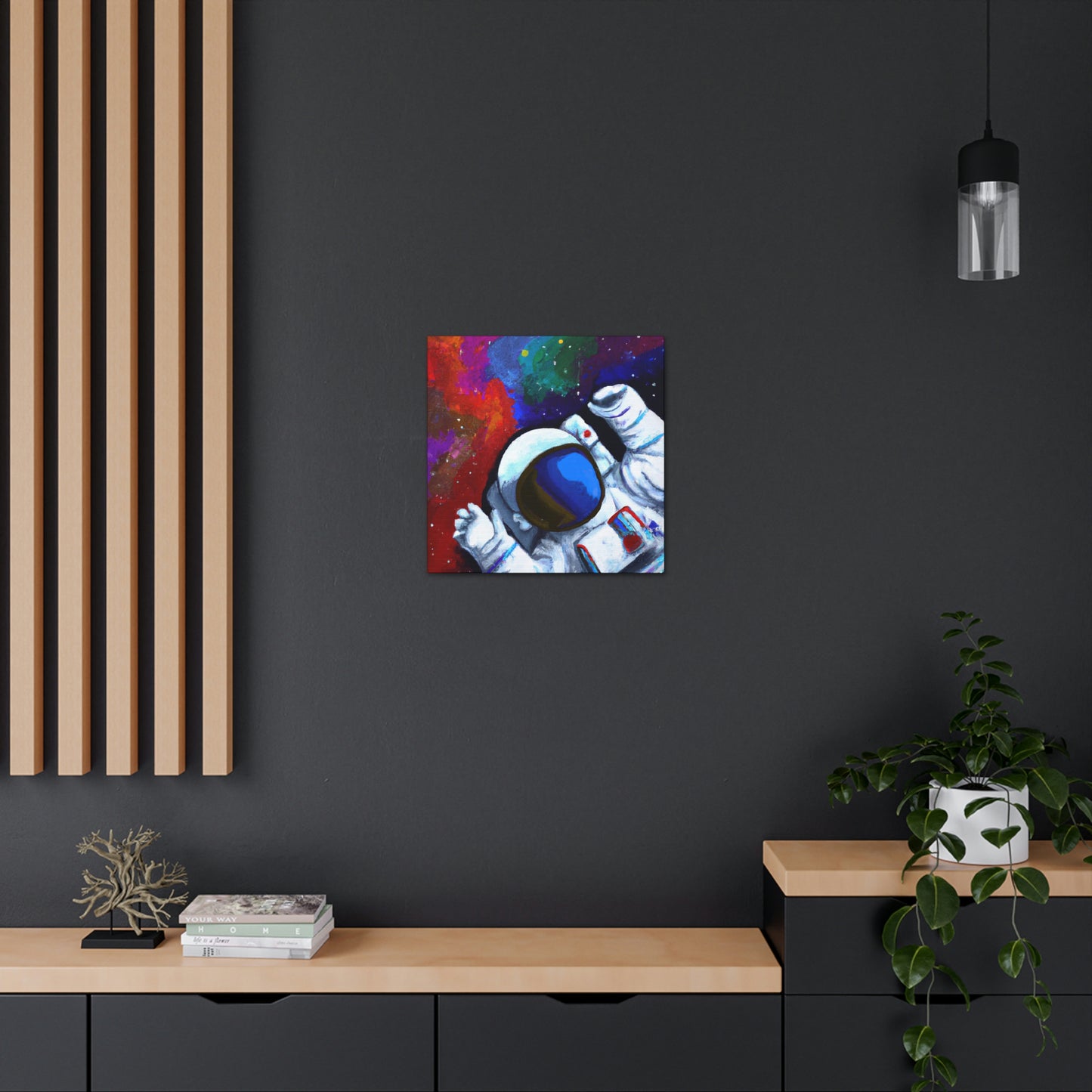 " Astronaut In Spaceflight" - Canvas