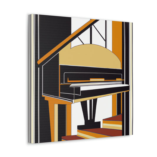 Piano's Artistic Lilt - Canvas