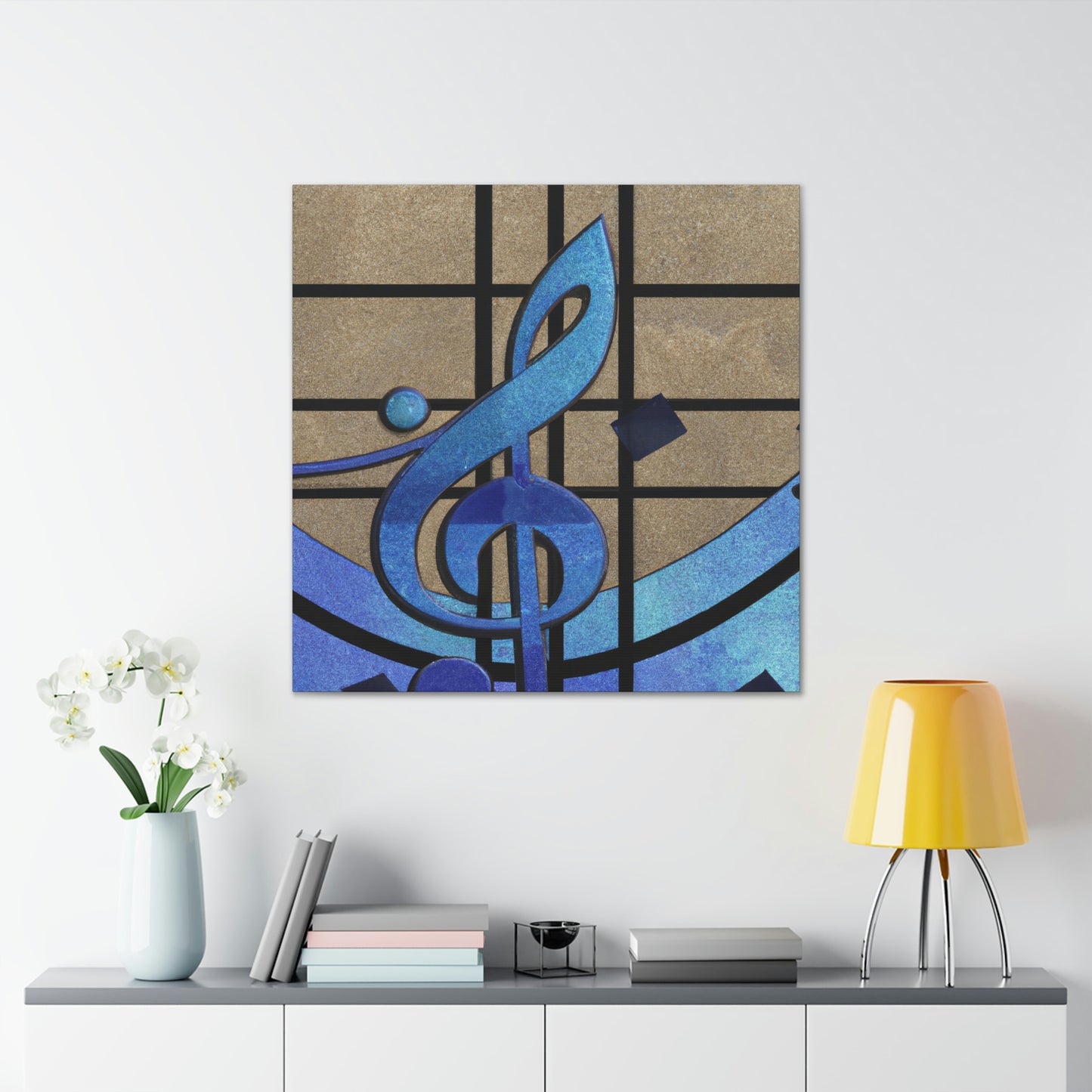 "Symphony of Melody Notes" - Canvas