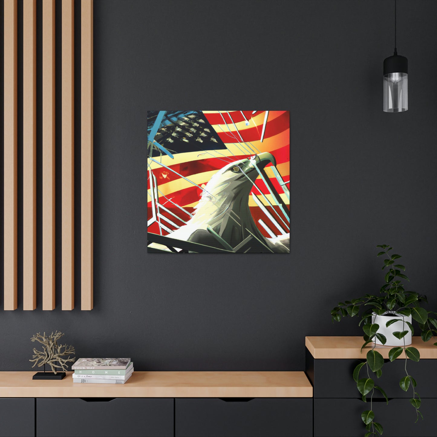 "Majestic American Bald Eagle" - Canvas