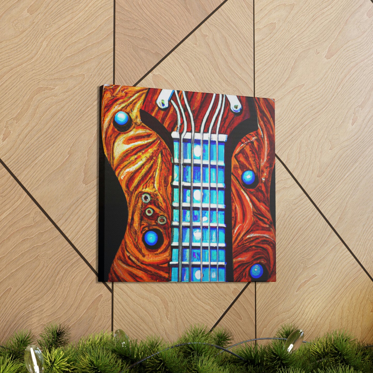 "Guitar Resonance Dreaming" - Canvas