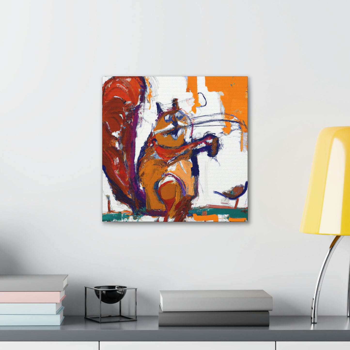 Squirrel Among Expressionism - Canvas