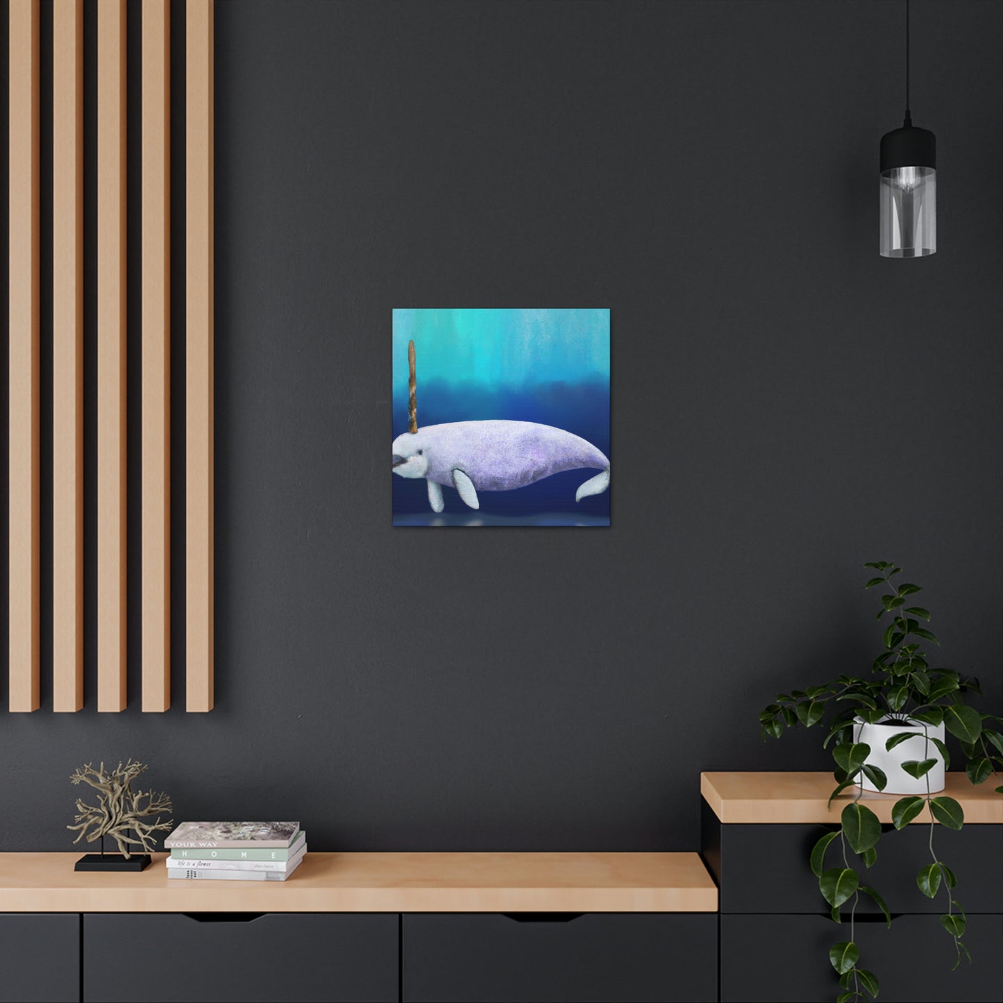 "The Mystical Narwhal" - Canvas