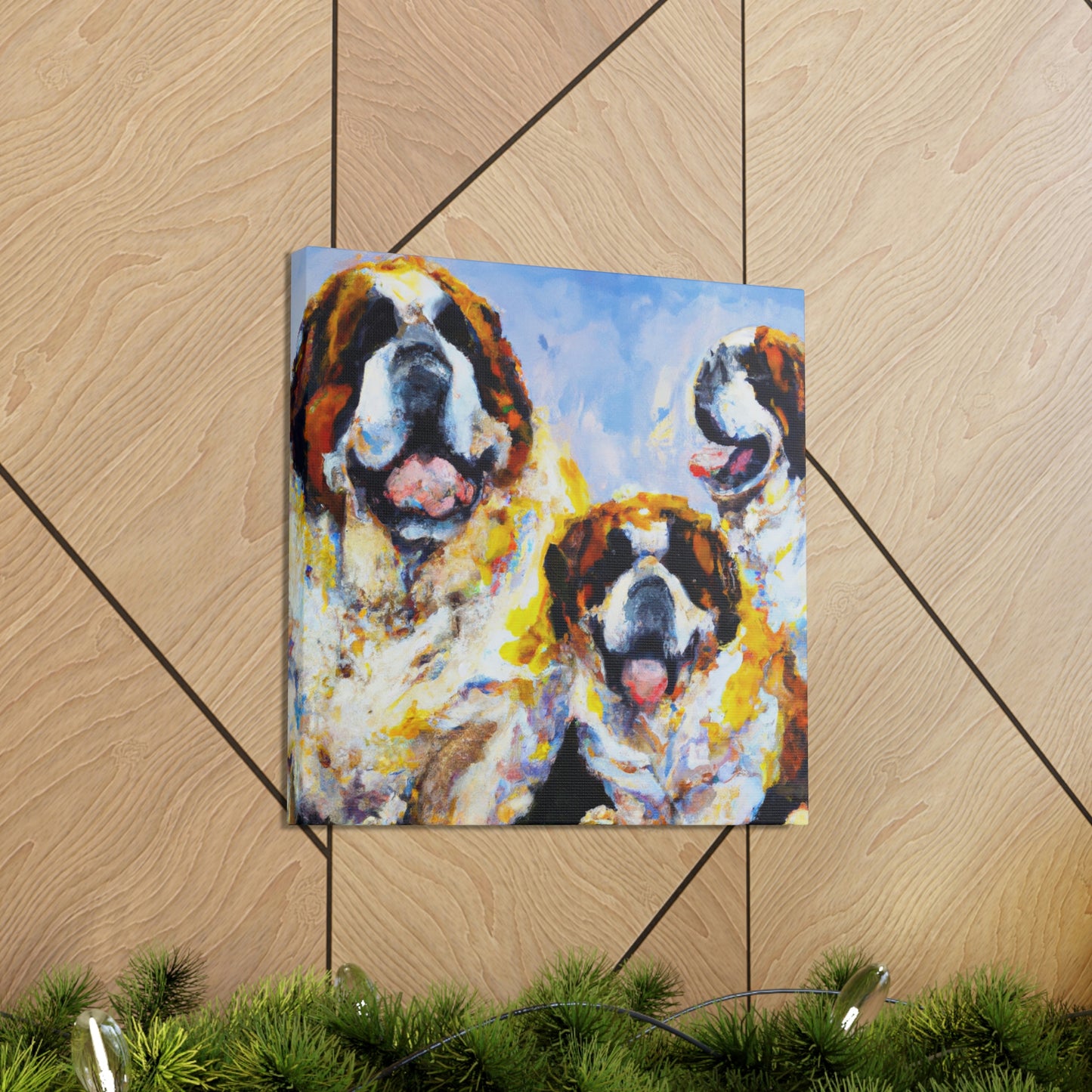 Saint Bernard's Majesty - Canvas