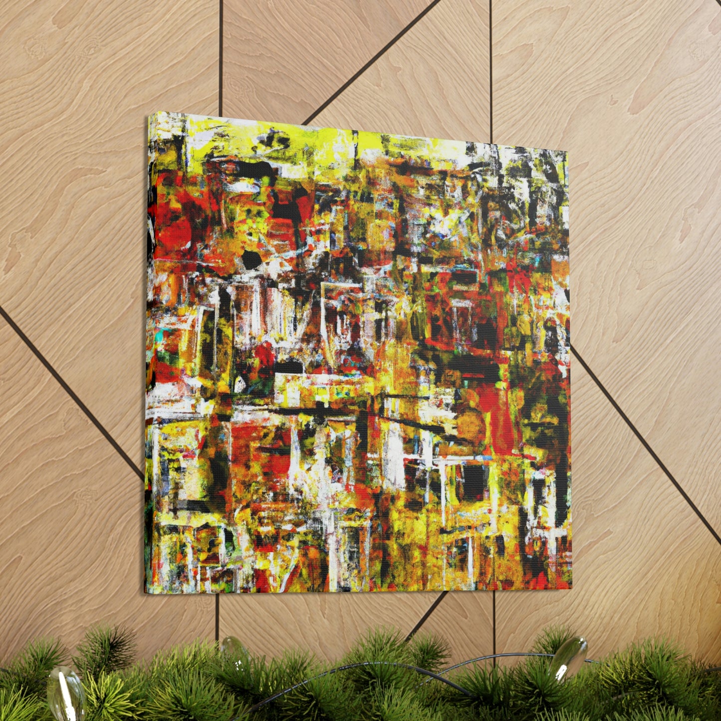 "Colonial Abstract Expressionism" - Canvas