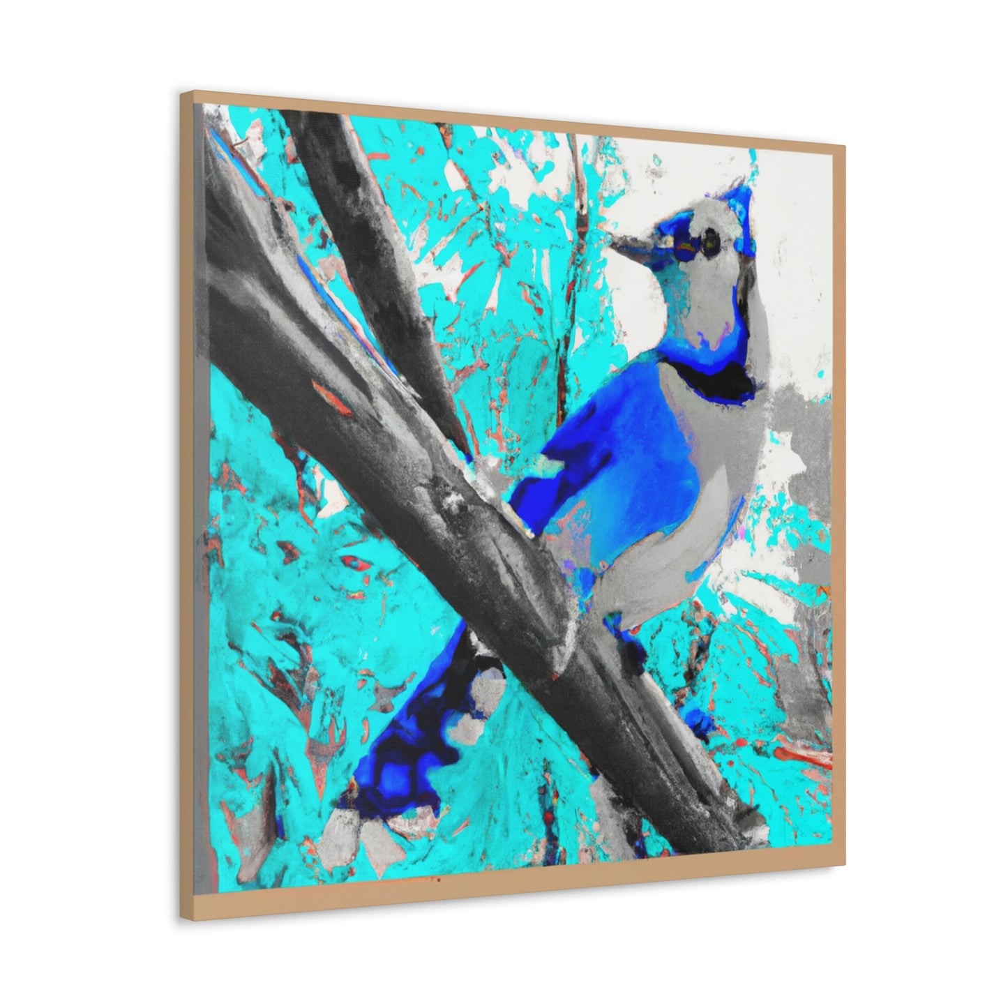 "A Blue Jay's Flight" - Canvas