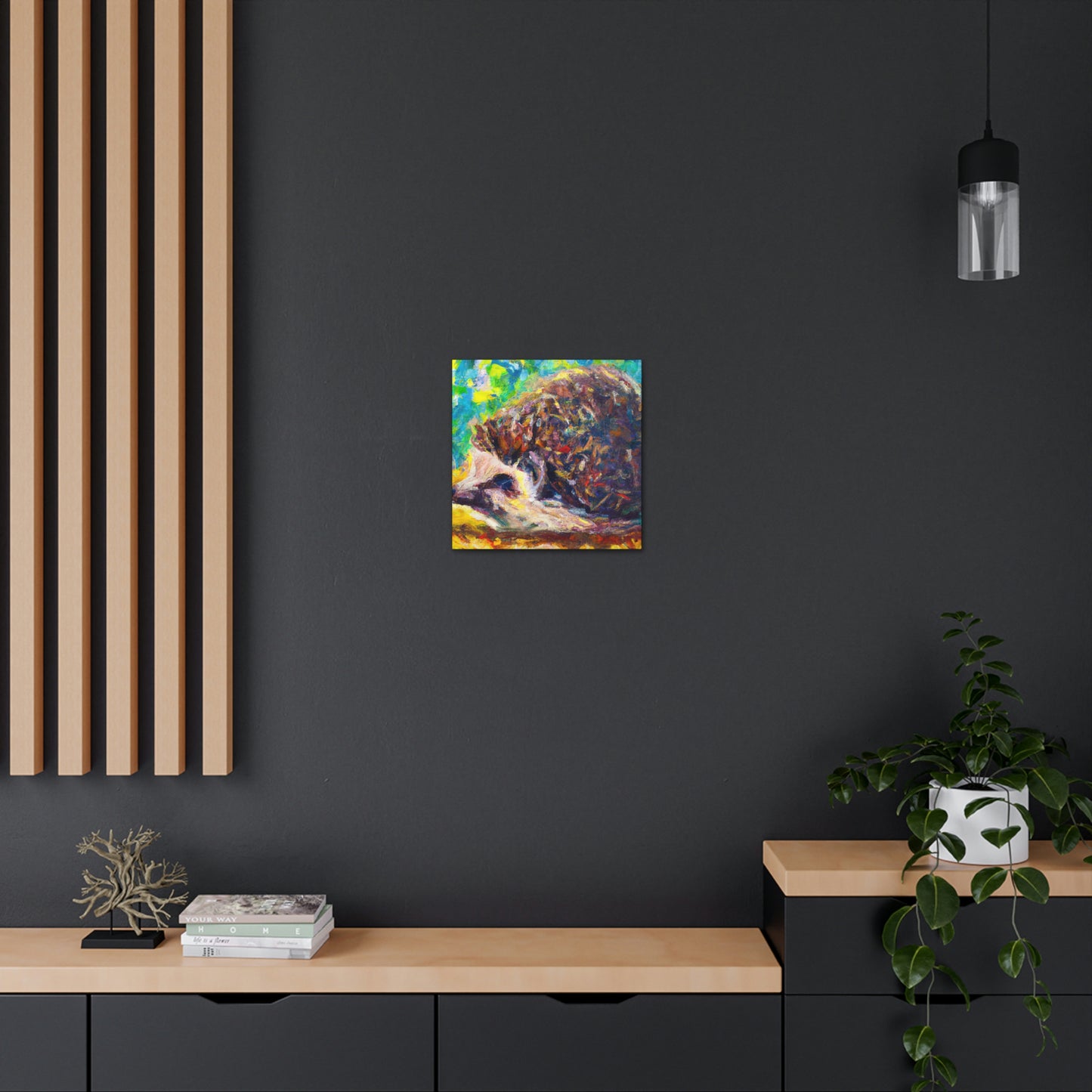 Hedgehogs In Impressionism - Canvas