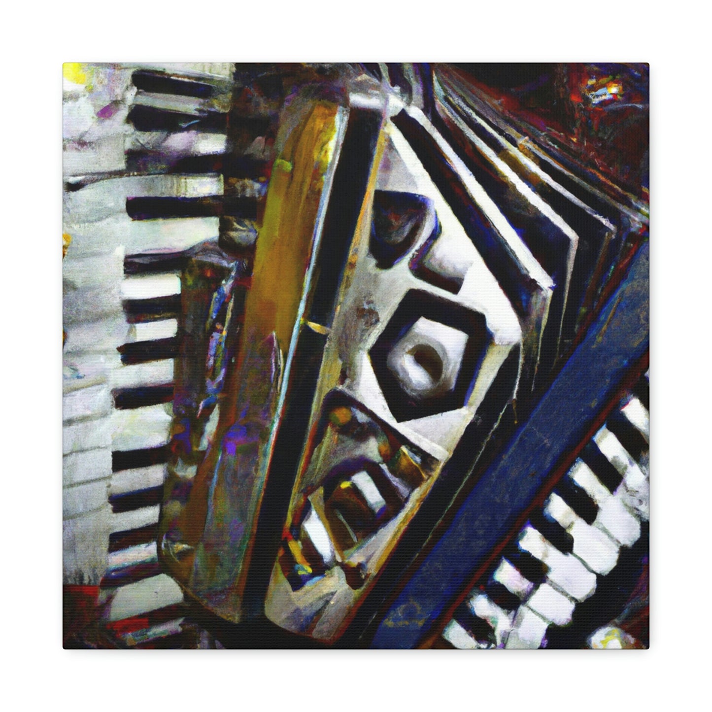 Accordion in Abstraction - Canvas