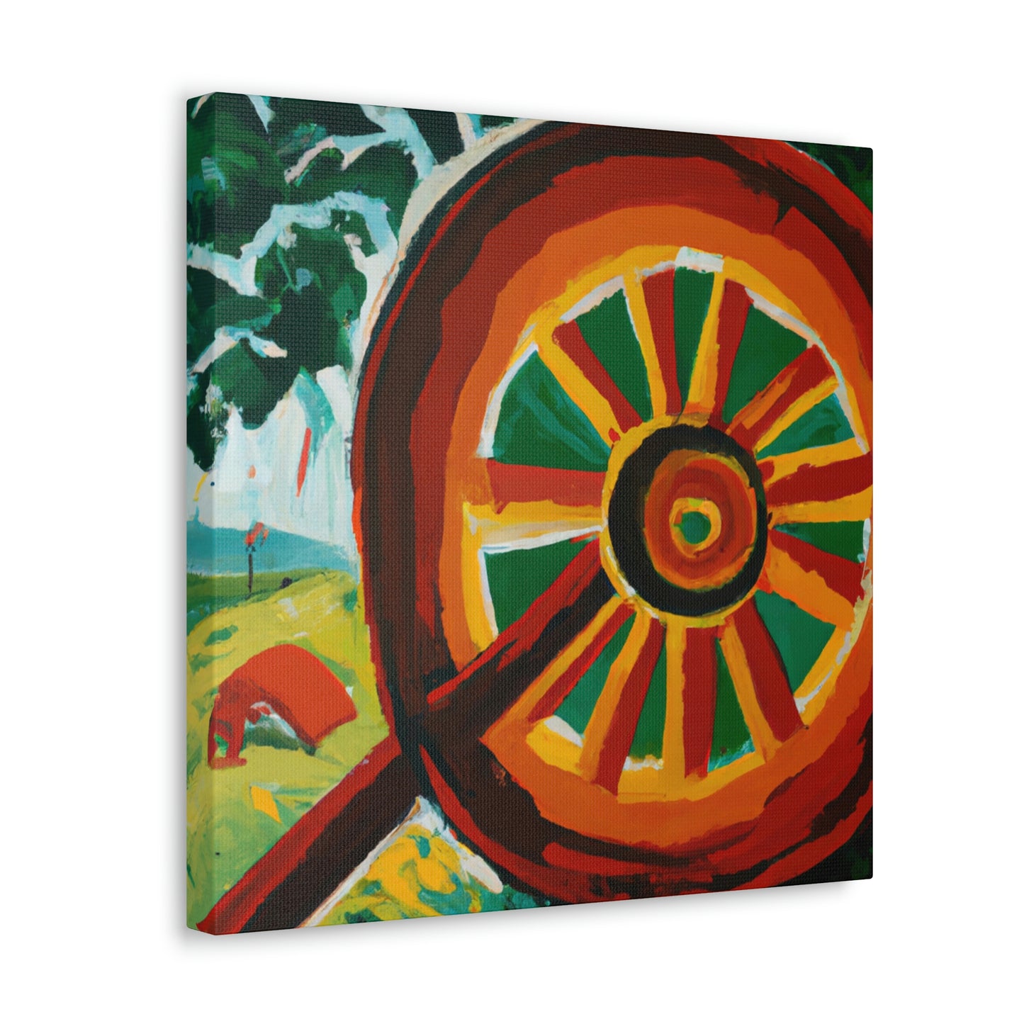 "Wheel of Times Past" - Canvas