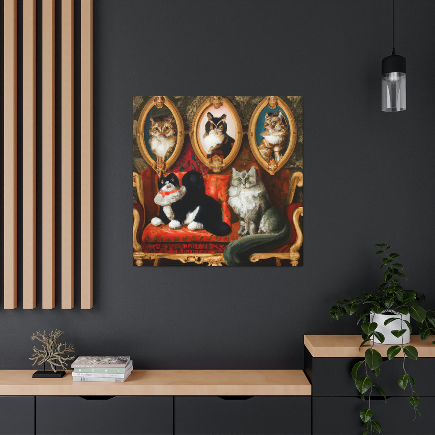 Cats in Splendor - Canvas