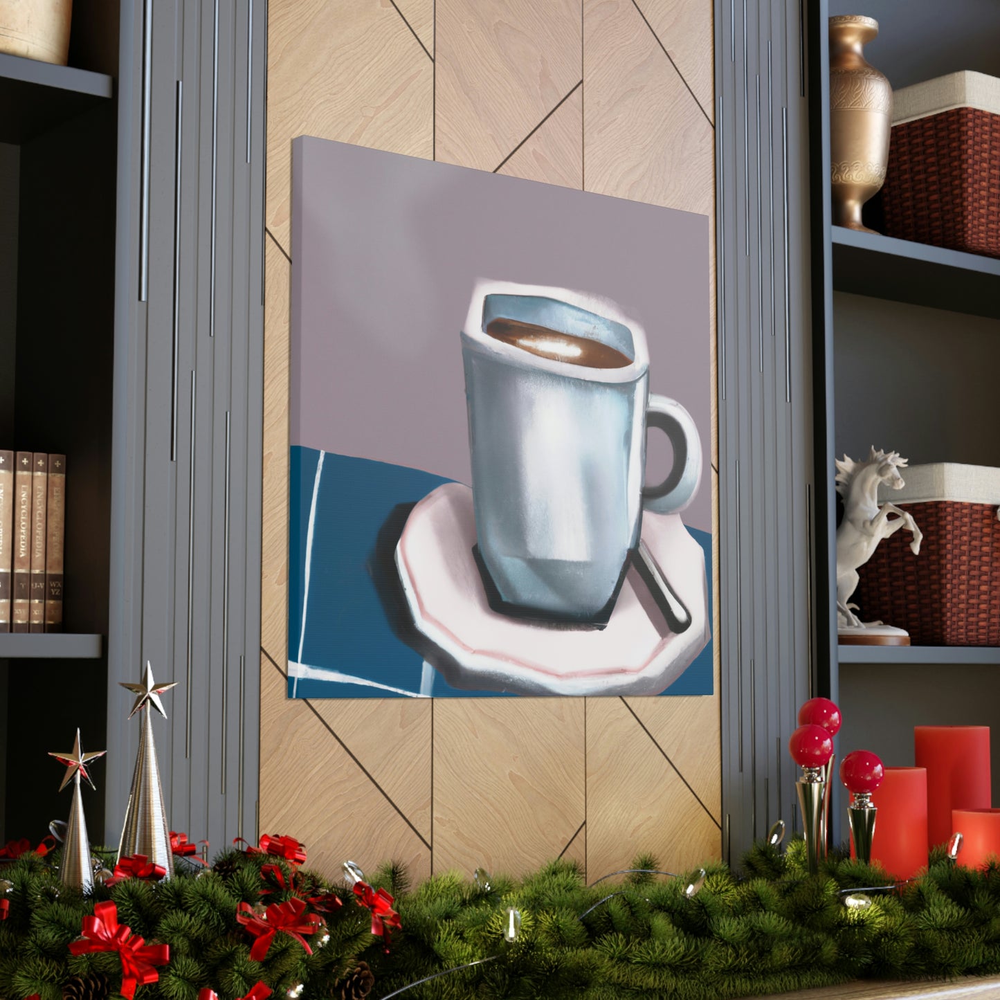 Cup of Joyful Coffee - Canvas