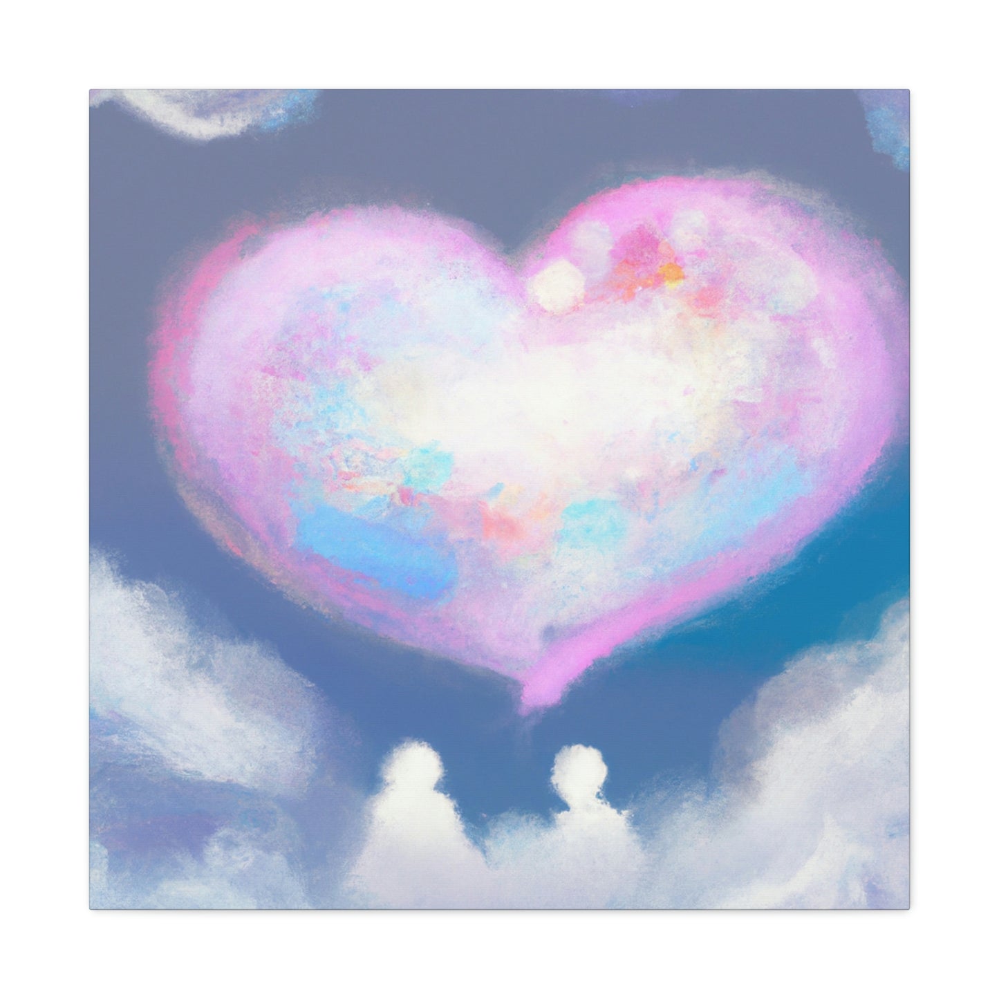 Hearts in Heaven's Clouds - Canvas