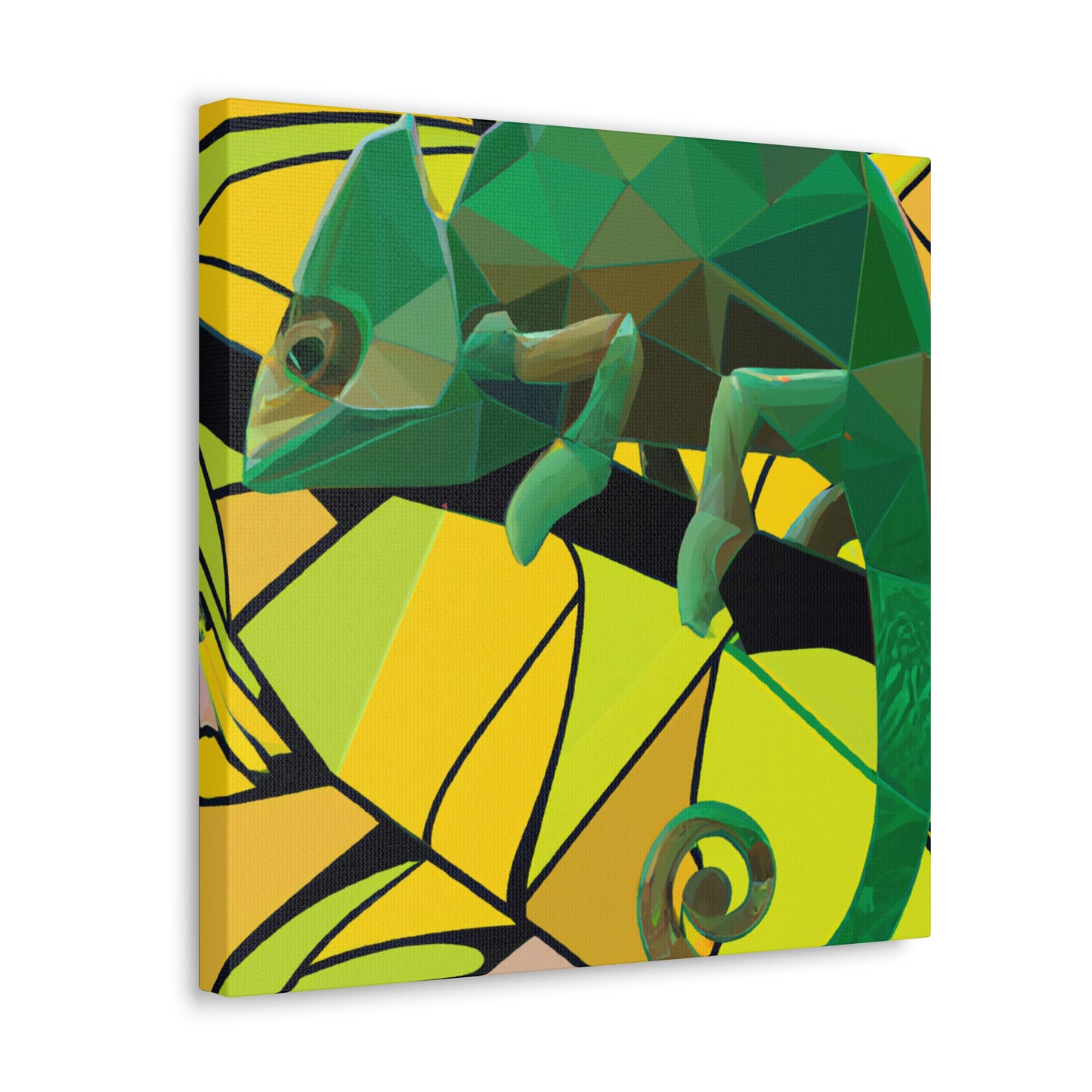 "Chameleon Calling Card" - Canvas