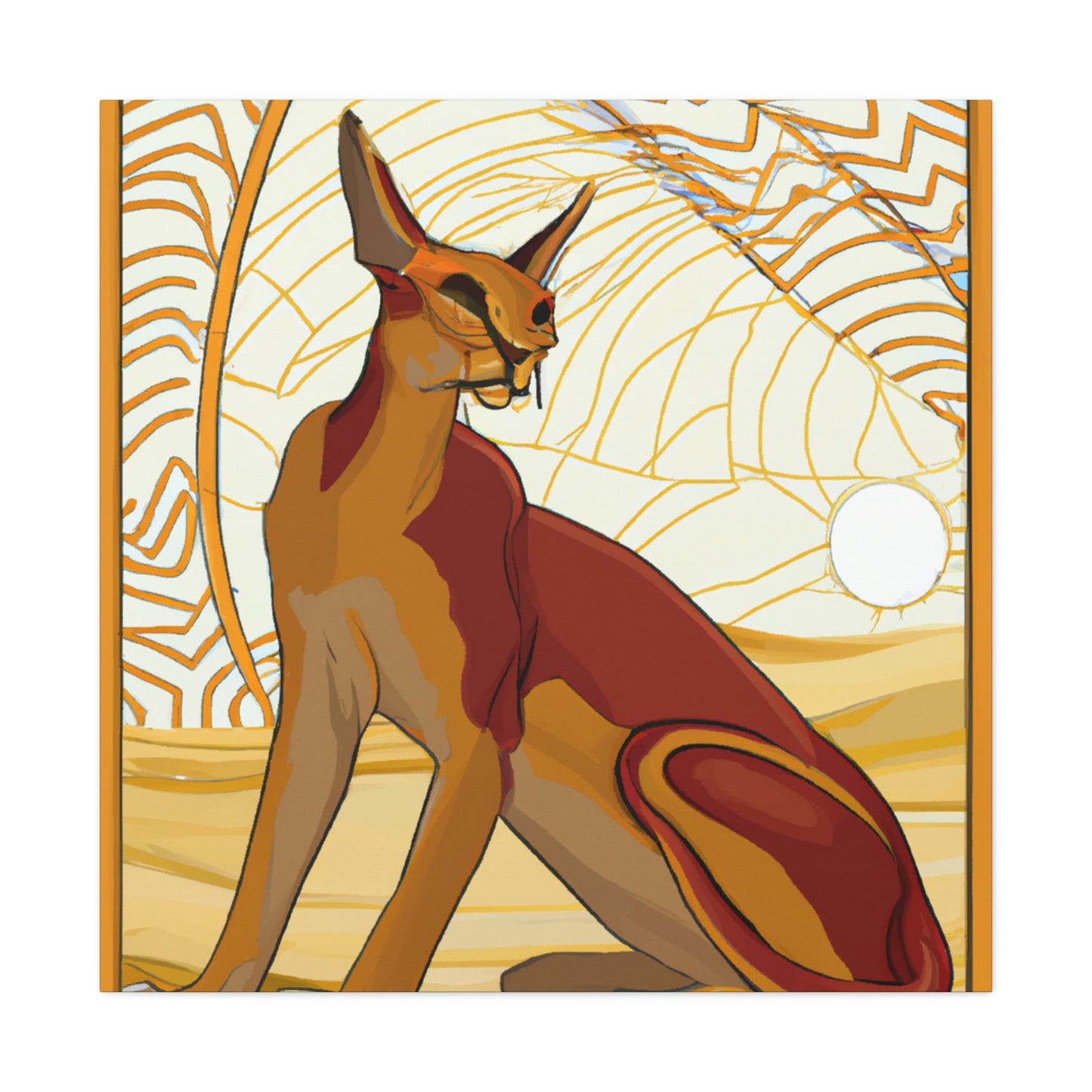 Radiant Caracal Splendor - Canvas