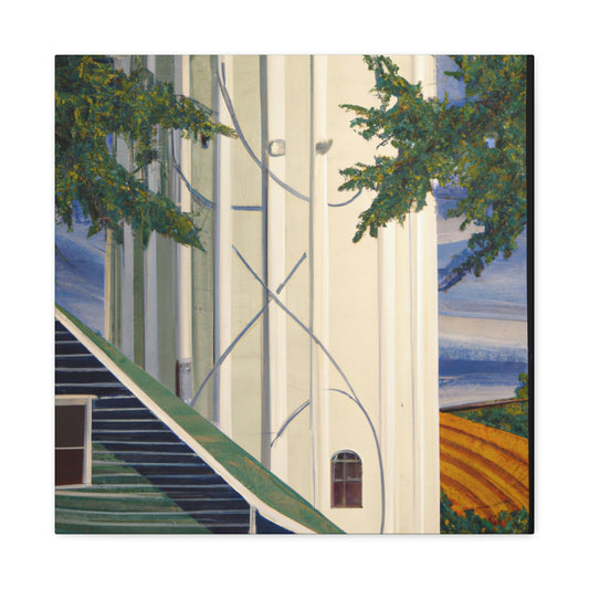 "Silo's Rustic Beauty" - Canvas