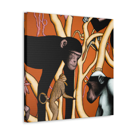 A Chimpanzee's Dreamscape - Canvas