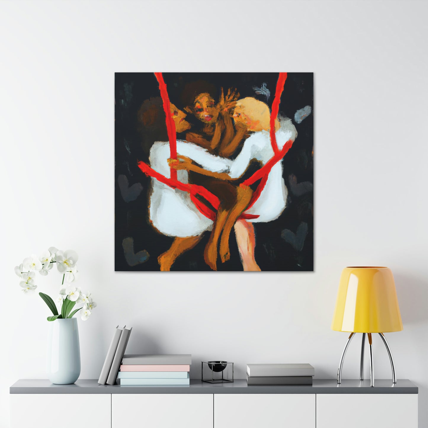 Love on the Swing - Canvas