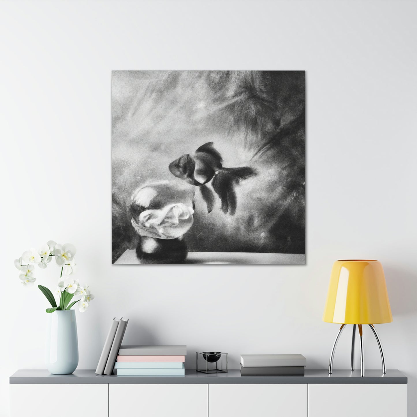 Gilded Goldfish Dreams - Canvas