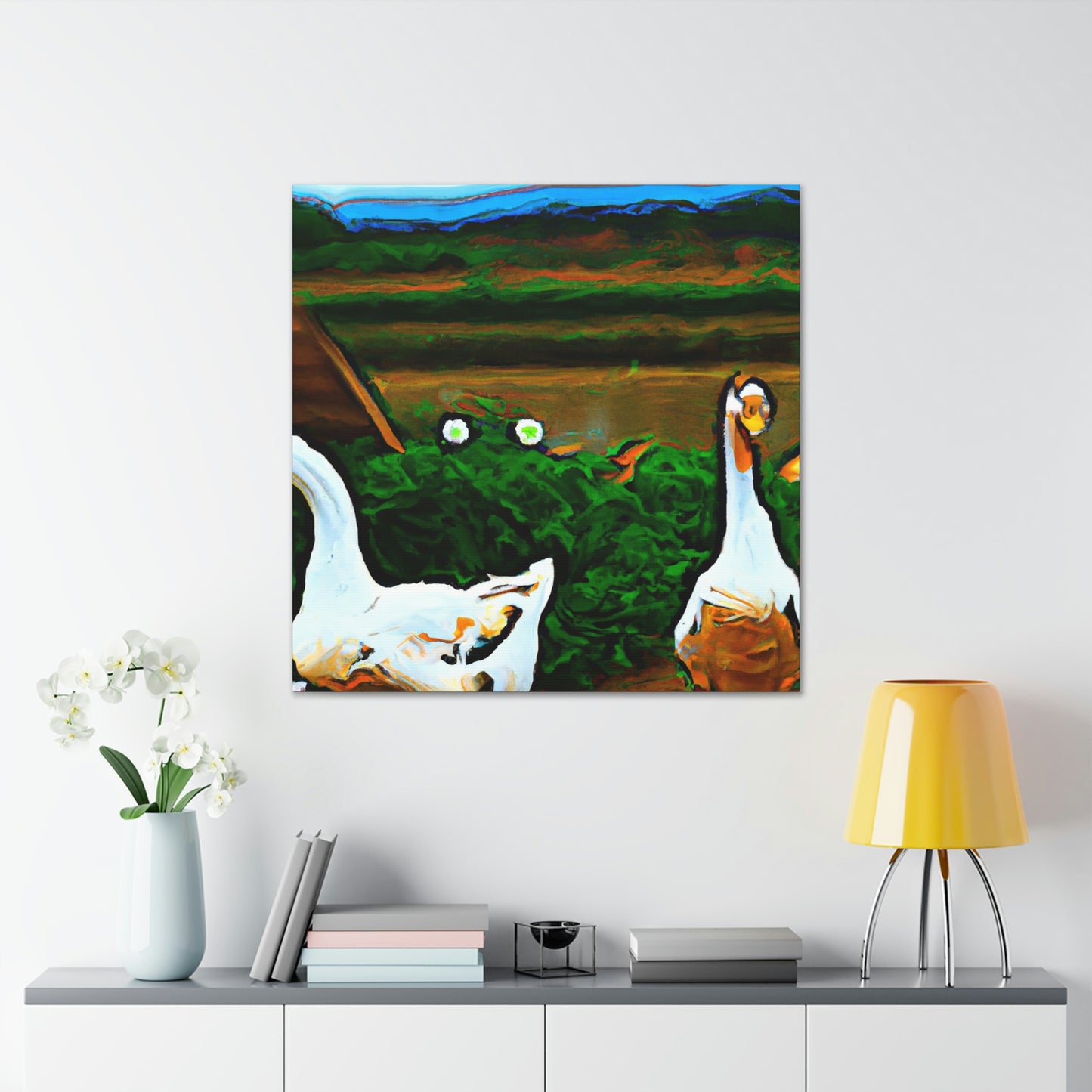 "Goose and Grandeur" - Canvas