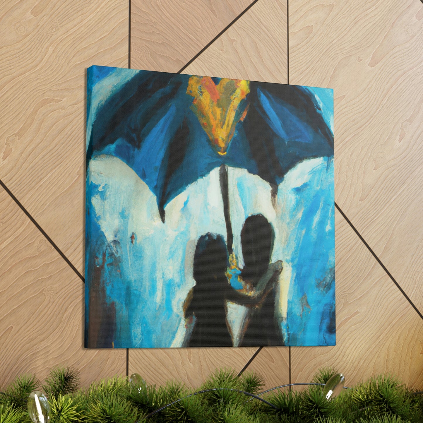 Love Under Rainy Skies - Canvas