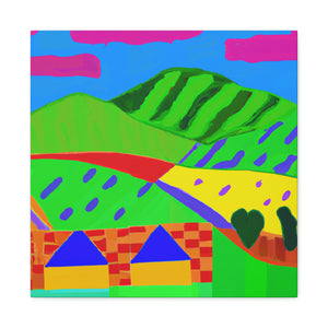 Countryside Fauvist Blaze - Canvas