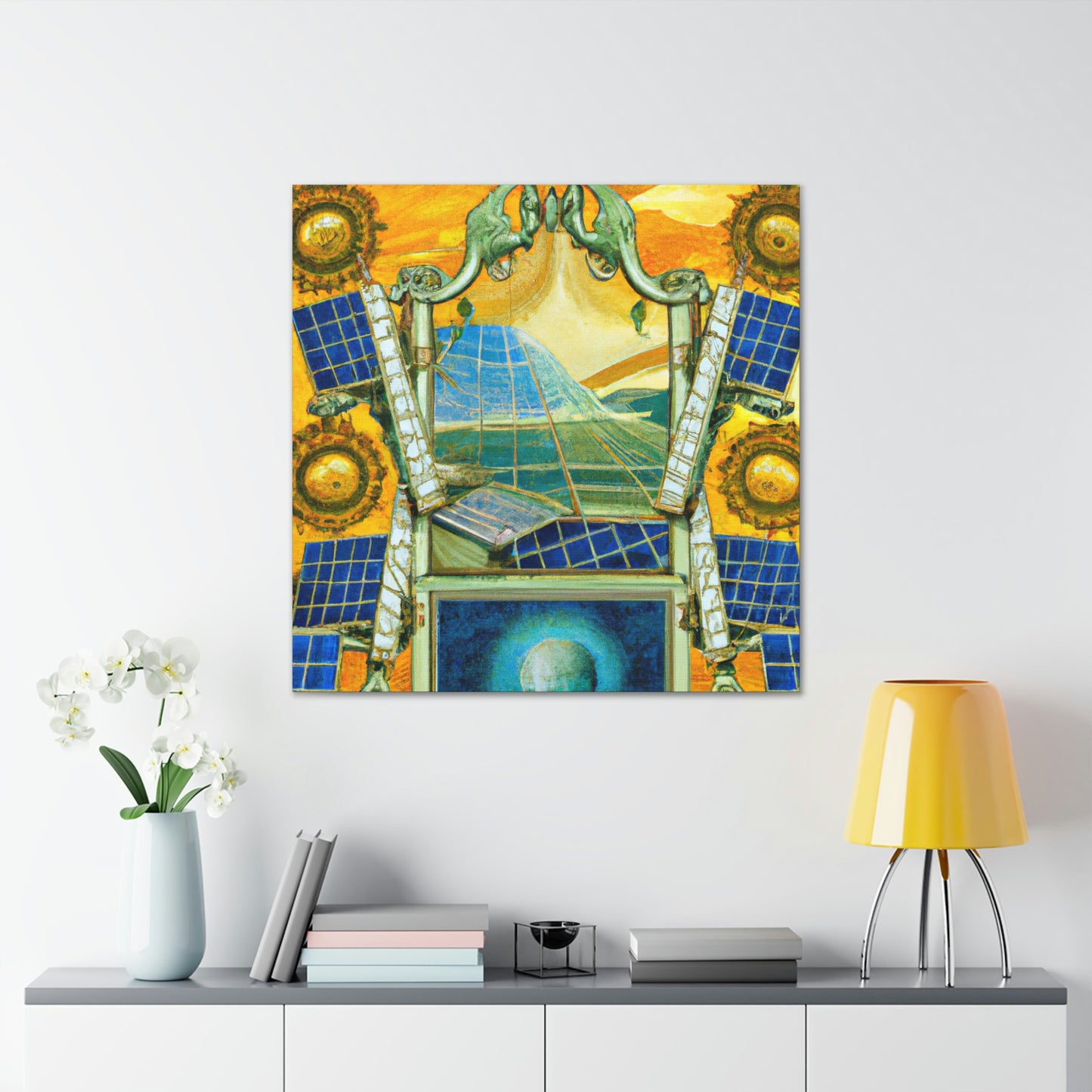 "Solar Panels Aristocracy" - Canvas