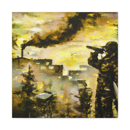 "The Sniper's Vigilance" - Canvas