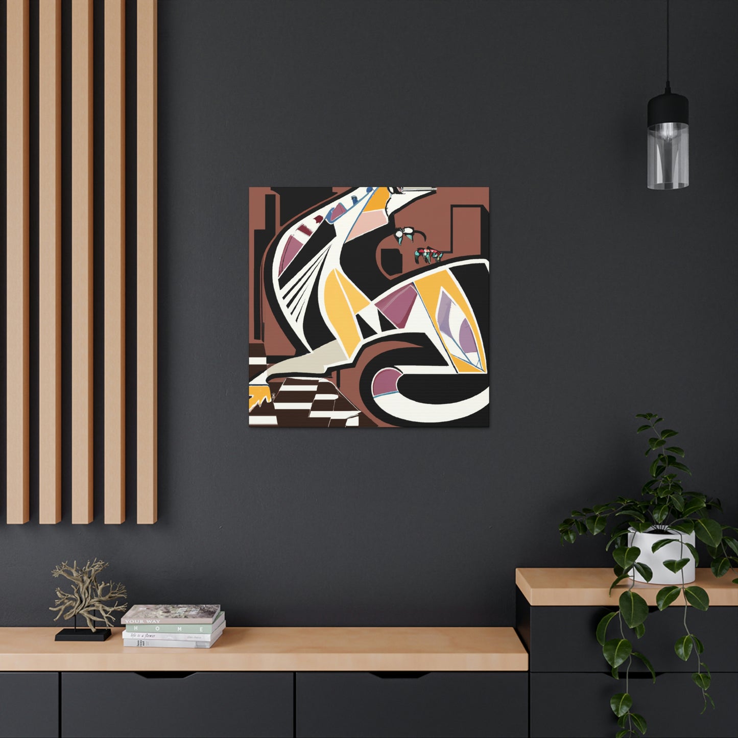 Gila Monster Elegance. - Canvas