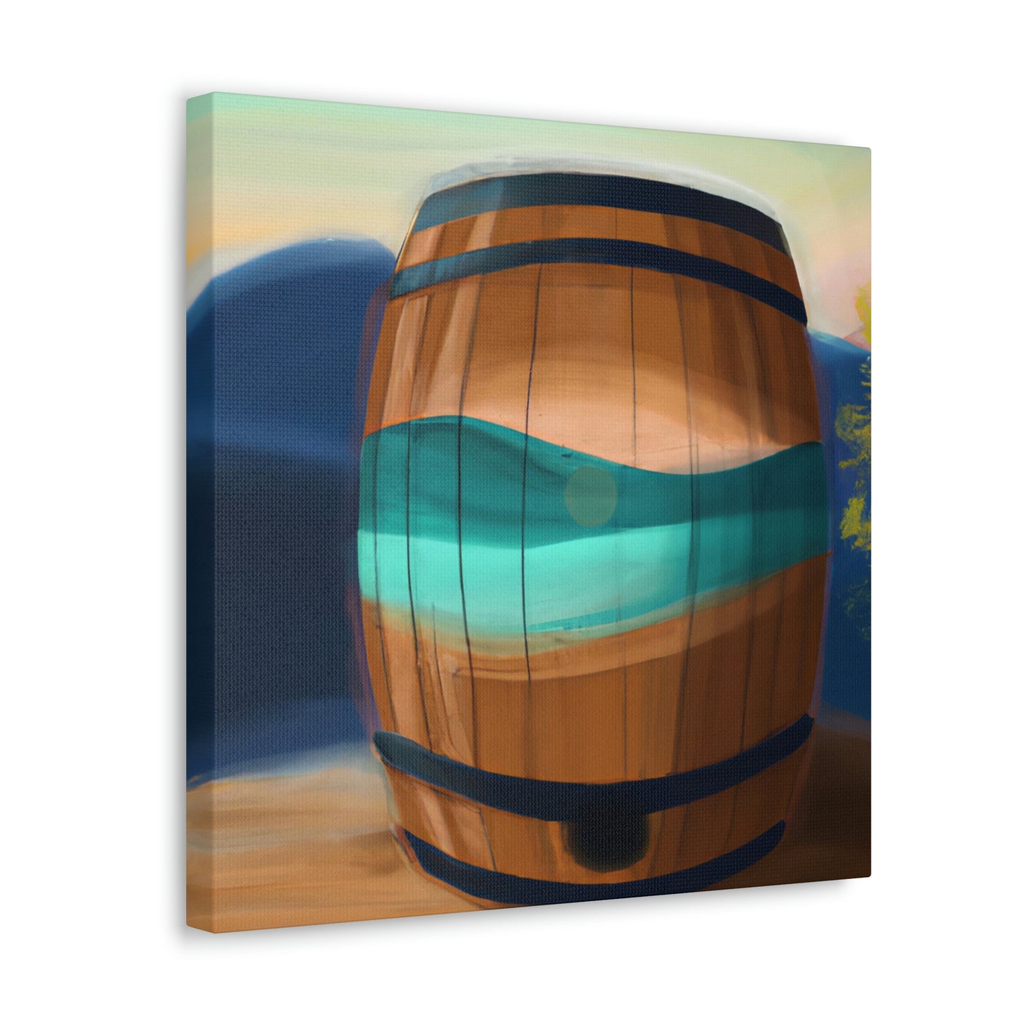 "Whiskey Barrell Nocturne" - Canvas