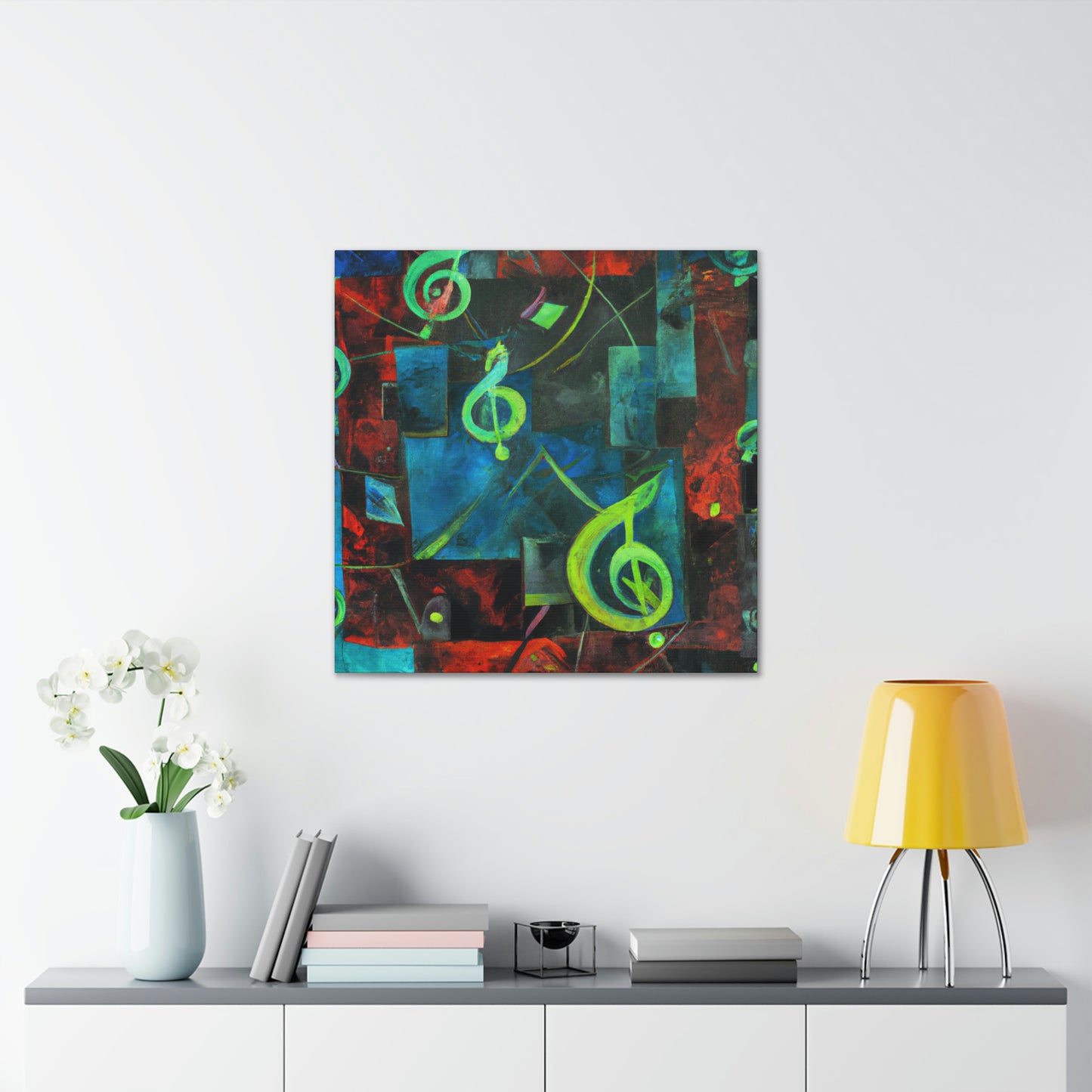 Music of Melody. - Canvas