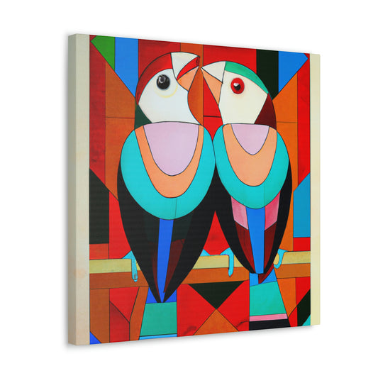 Lover's Art Deco Dance - Canvas