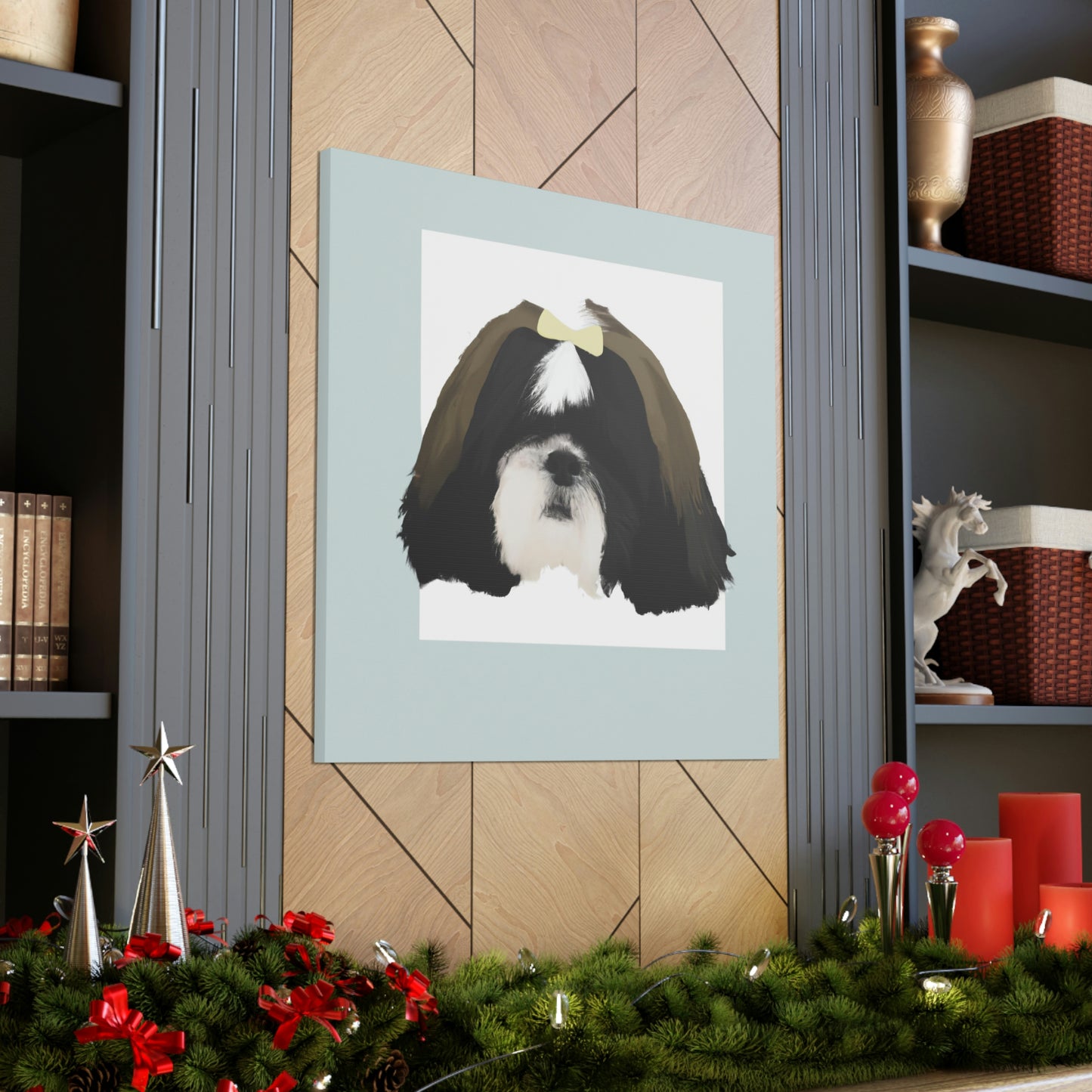 "Classic Shih Tzu Portrait" - Canvas